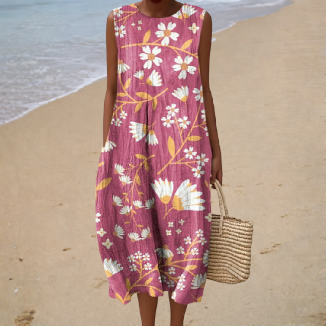 YOLANDA™ - COMFORTABLE SLEEVELESS SUMMER DRESS