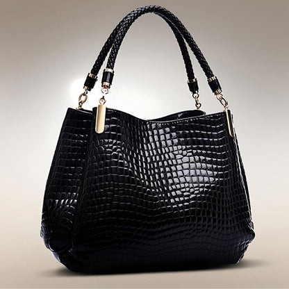 MONTELISSE™ - CROCODILE TEXTURE SHOULDER BAG
