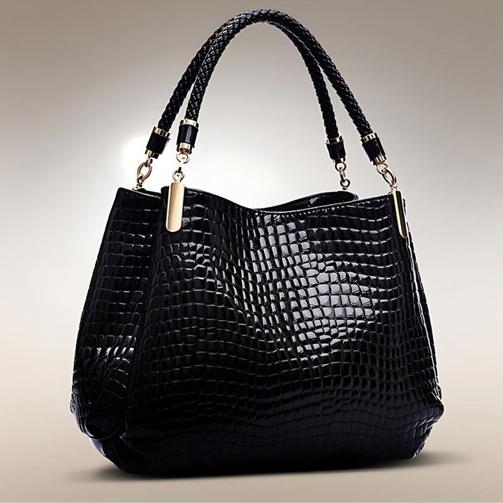 MONTELISSE™ - CROCODILE TEXTURE SHOULDER BAG