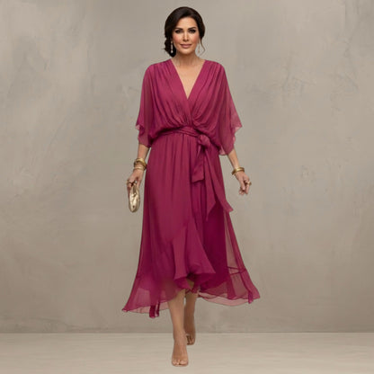 MARTA™ - FLOWING CHIFFON MAXI DRESS
