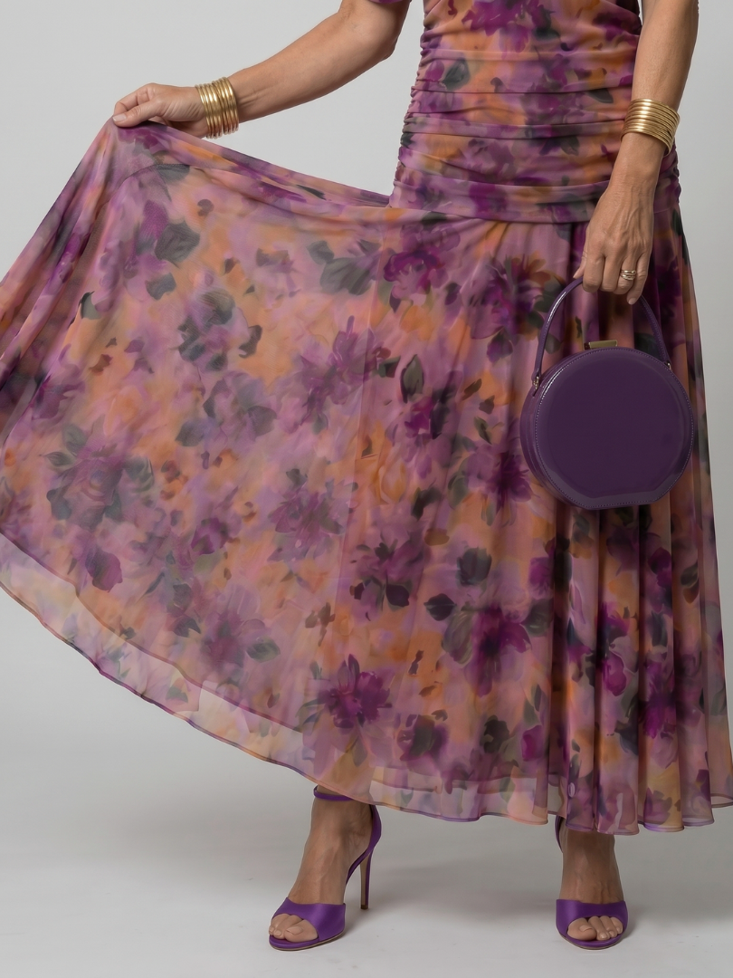CALEN™ - OFF-SHOULDER FLOW MIDI DRESS