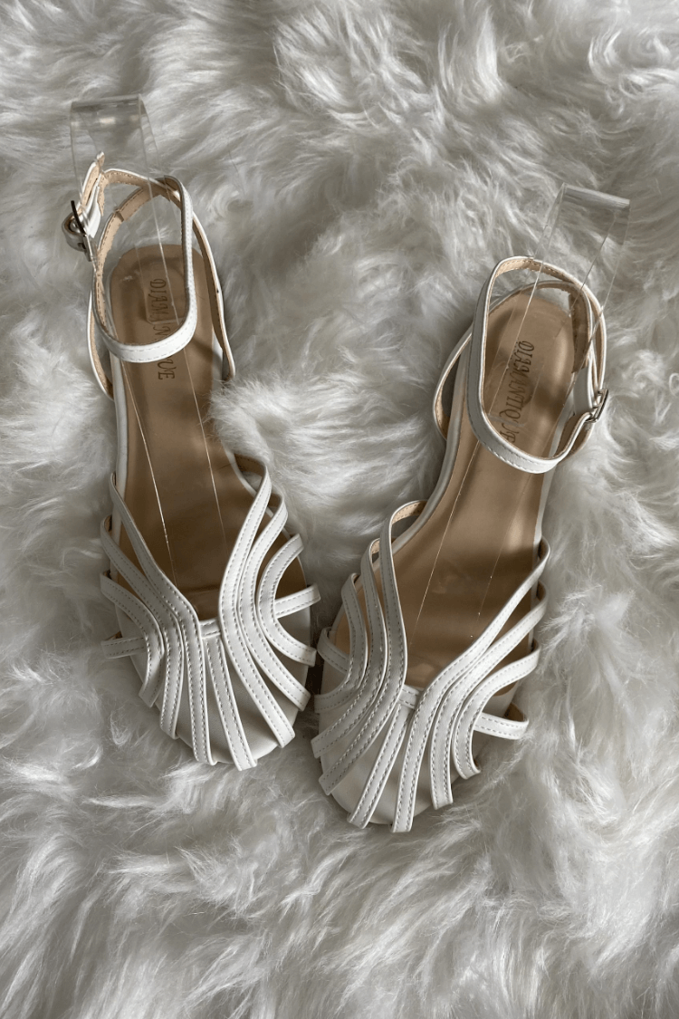VITTORIA™ - JEWELLED GOLDEN SANDALS