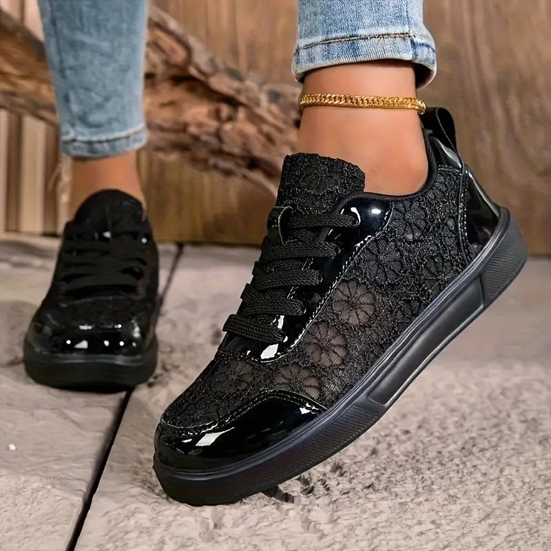 CAMILLE™ - FLORAL LACE SNEAKERS