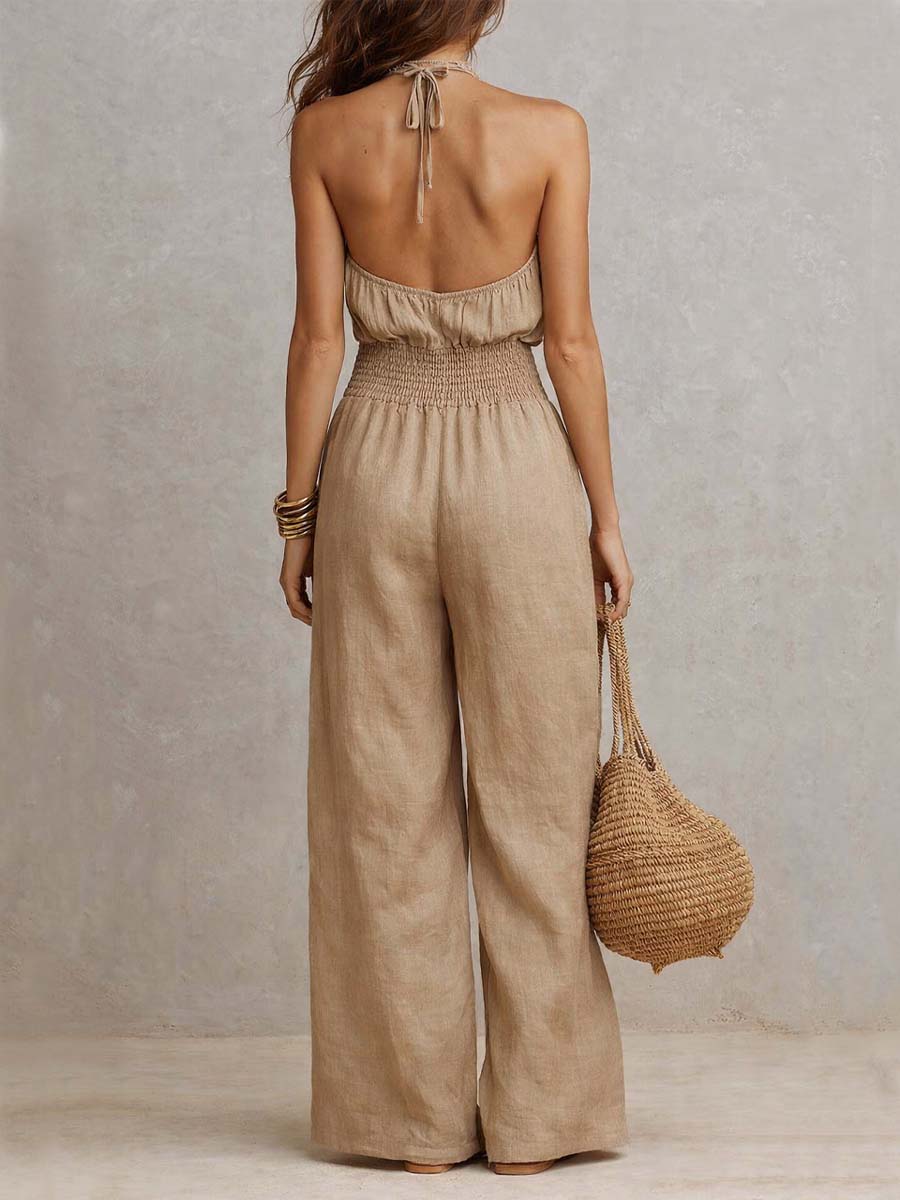 VALERIA™ - HALTER JUMPSUIT