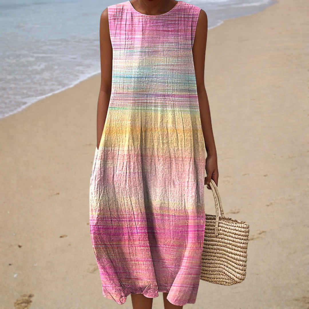 PILAR™ - COMFORTABLE SLEEVELESS SUMMER DRESS