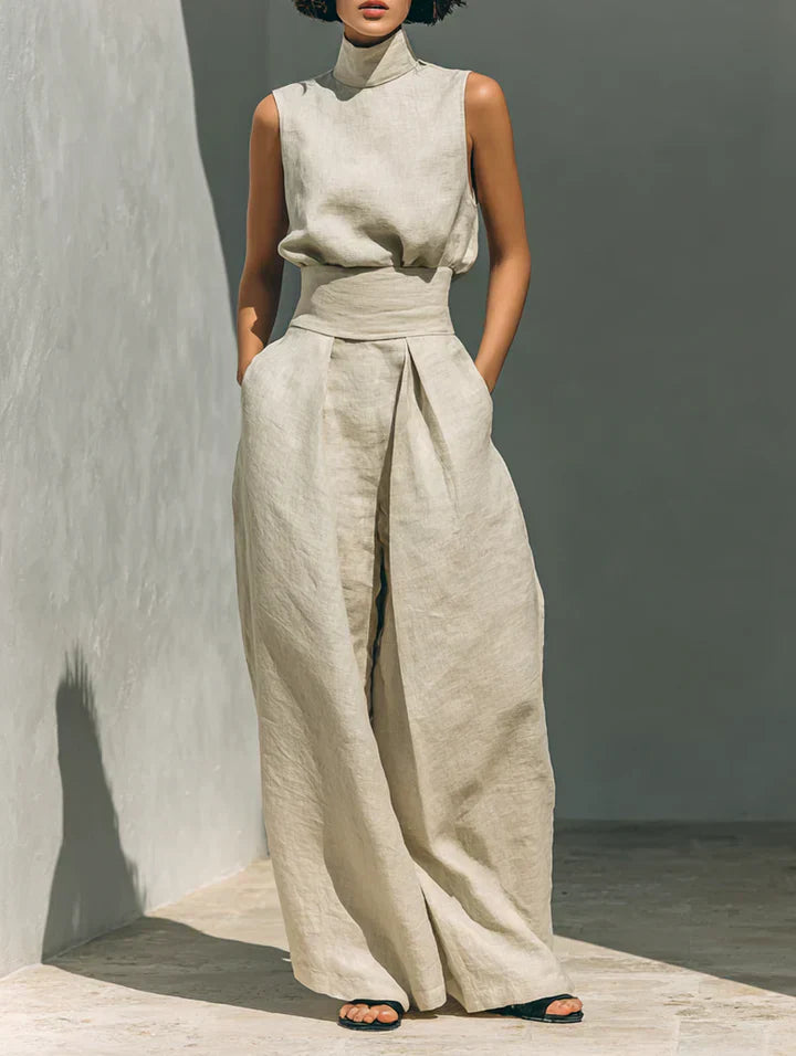 FLOR™ - MINIMALIST TANK & TROUSERS SET
