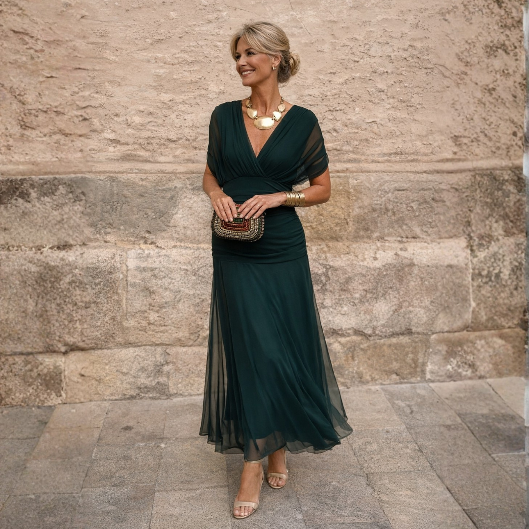 ELIZA™ - ELEGANT PLEATED DRESS