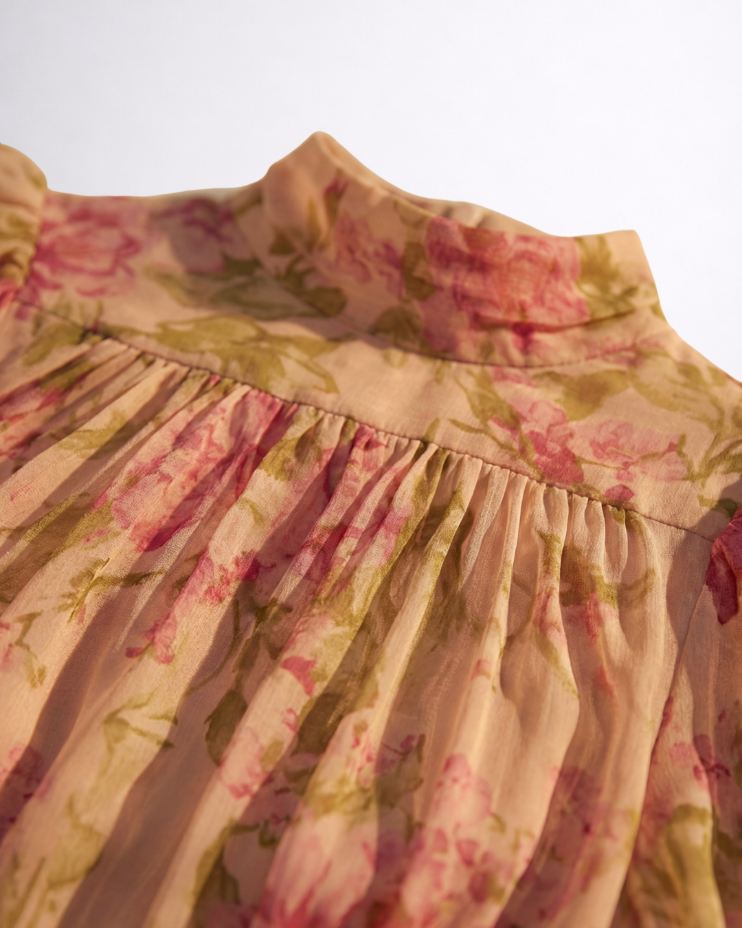 ROSARIO™ - PUFF-SLEEVE FLORAL MAXI DRESS