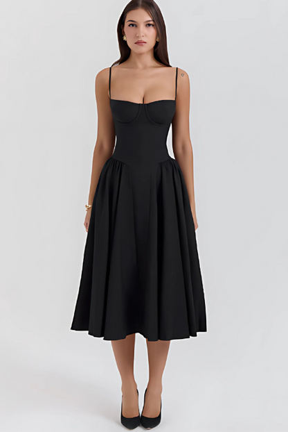 ROMA™ - CORSET-BODICE MAXI DRESS