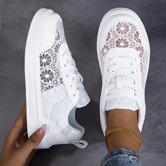 CAMILLE™ - FLORAL LACE SNEAKERS