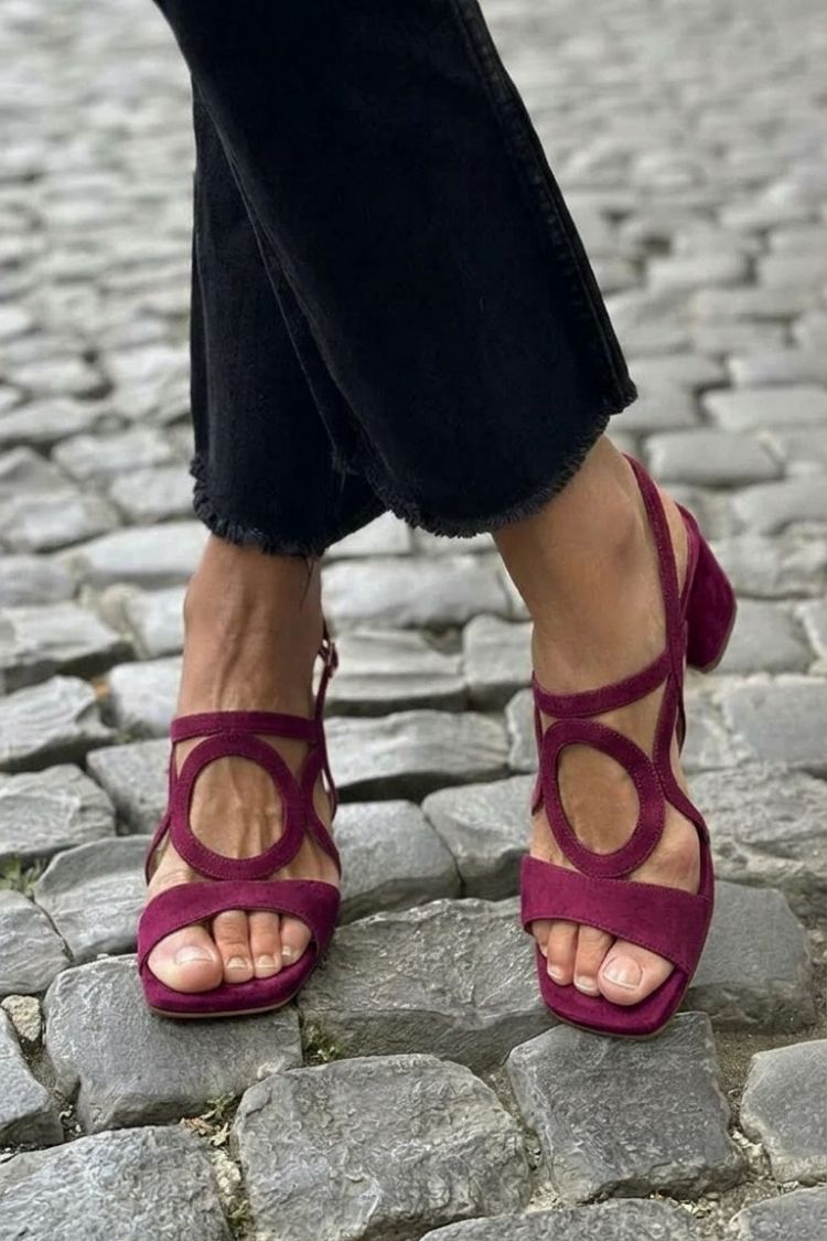 VALENTINA™ - VIBRANT LOW-HEEL SANDALS