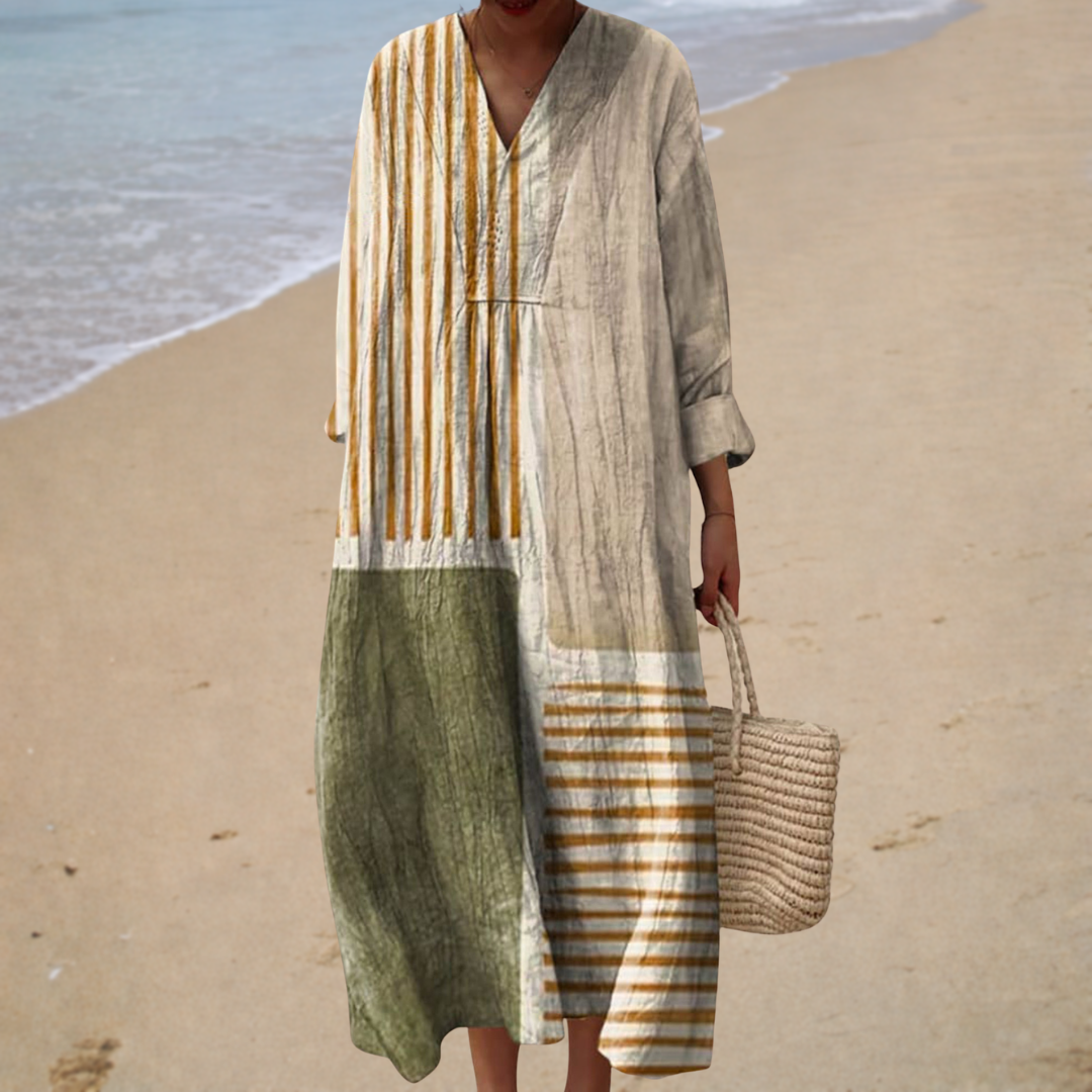ROSARIO™ - FLATTERING PRINTED SUMMER DRESS