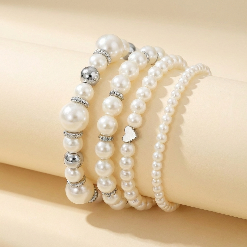 LOVELLE™ - PEARL BRACELET SET