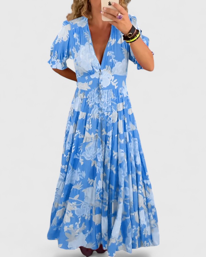 MINELDA™ - PRINTED FLOW DRESS
