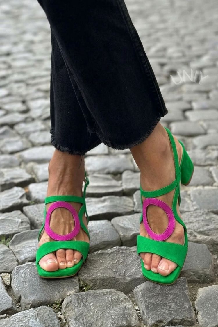 VALENTINA™ - VIBRANT LOW-HEEL SANDALS