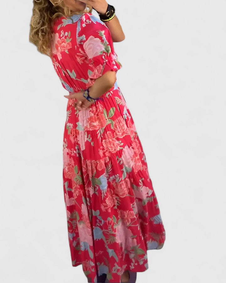MINELDA™ - PRINTED FLOW DRESS