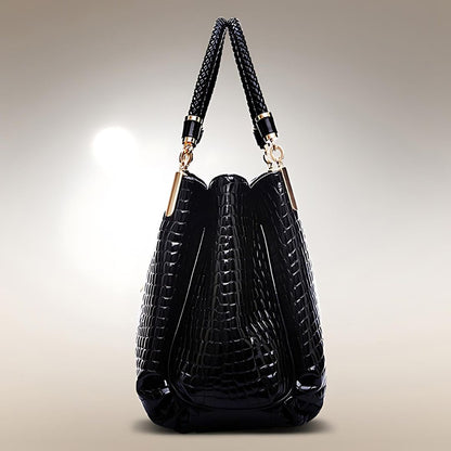 MONTELISSE™ - CROCODILE TEXTURE SHOULDER BAG