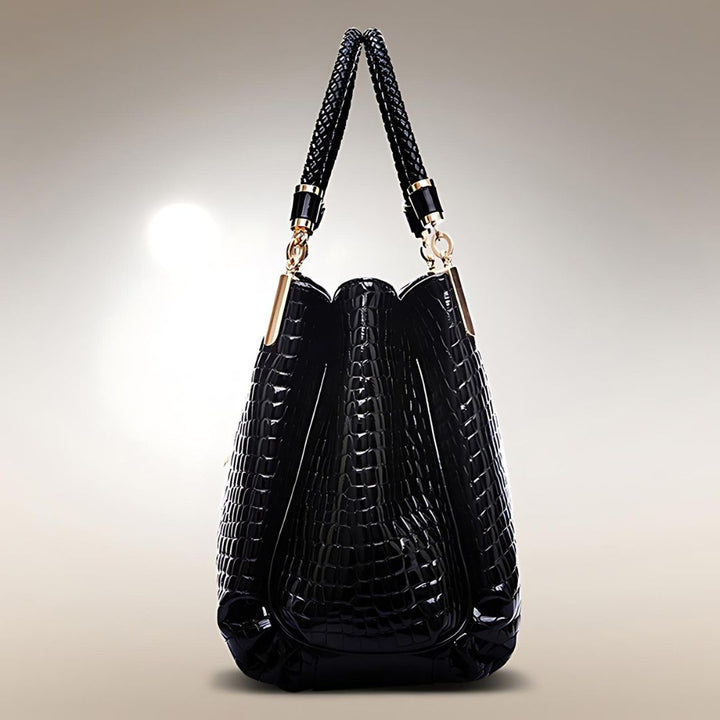MONTELISSE™ - CROCODILE TEXTURE SHOULDER BAG