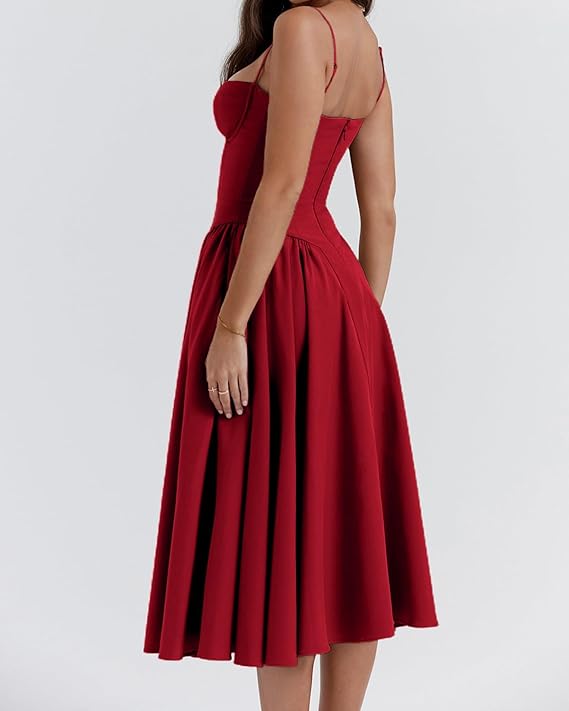 ROMA™ - CORSET-BODICE MAXI DRESS
