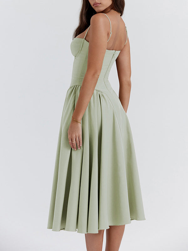 ROMA™ - CORSET-BODICE MAXI DRESS