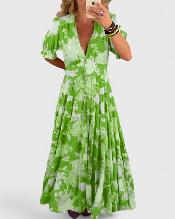 MINELDA™ - PRINTED FLOW DRESS
