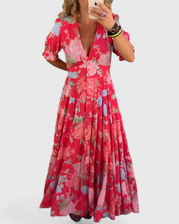 MINELDA™ - PRINTED FLOW DRESS