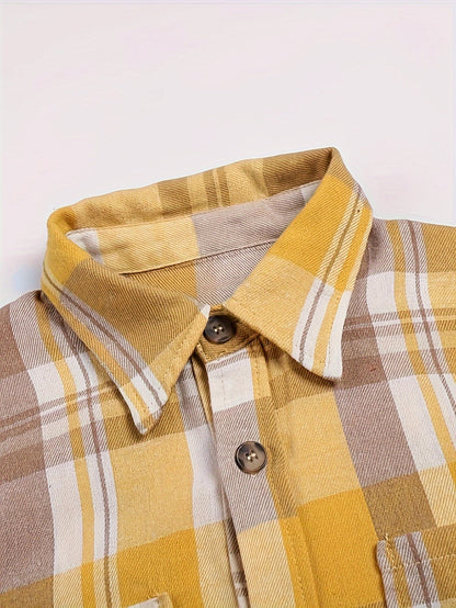 MOREAU LYON™ - GINGHAM LONG-SLEEVE SHIRT