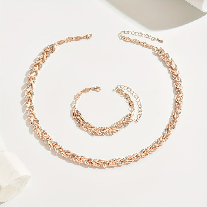 NAIA™ - CRYSTAL FISHTAIL JEWELLERY SET