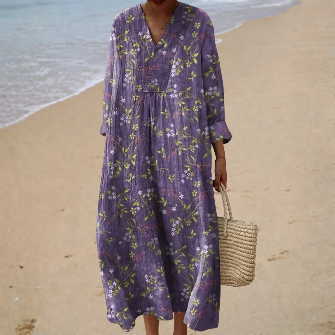 CONSUELO™ - FLATTERING PRINTED SUMMER DRESS