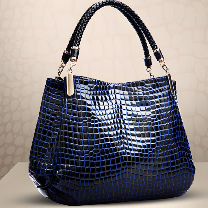 MONTELISSE™ - CROCODILE TEXTURE SHOULDER BAG