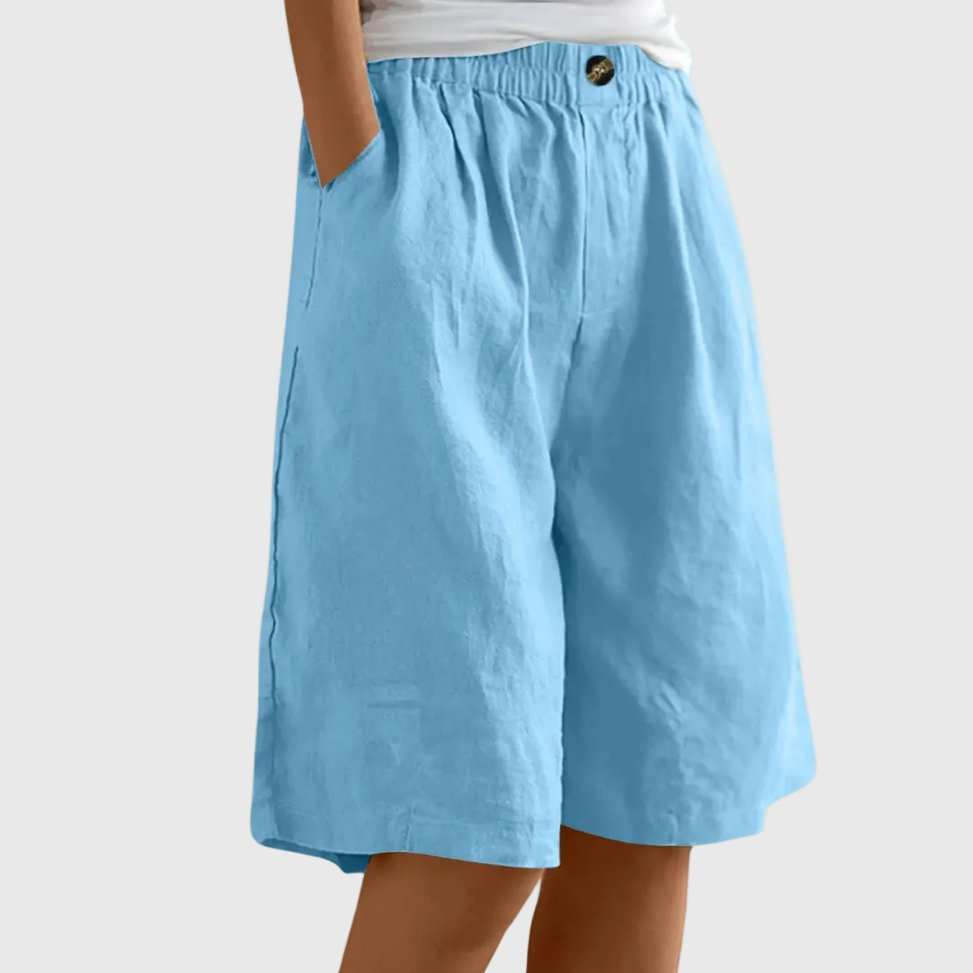 DELACROIX™ - WIDE-LEG ELASTIC SHORTS
