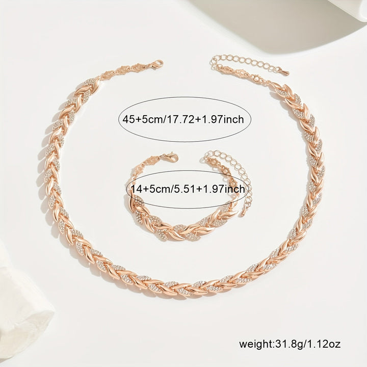 NAIA™ - CRYSTAL FISHTAIL JEWELLERY SET
