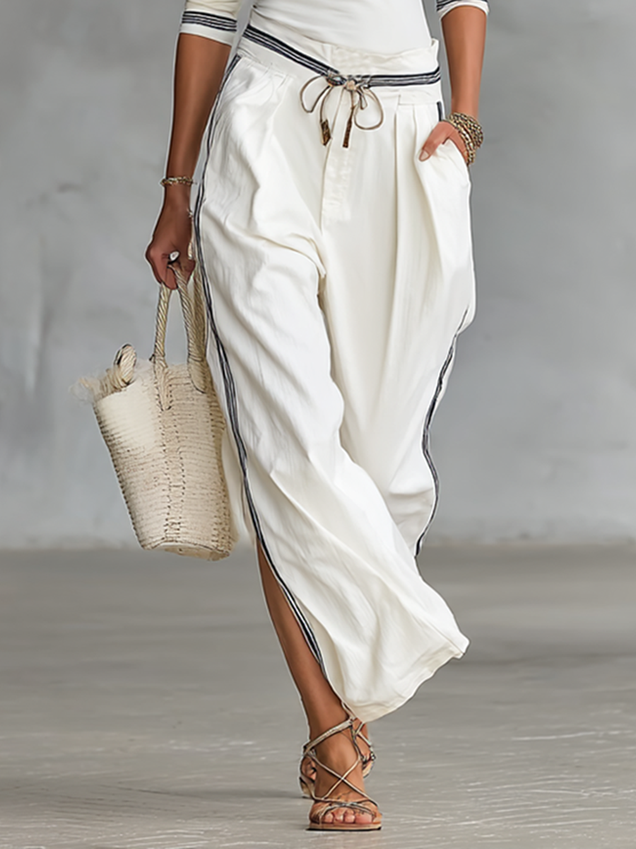 Nora – Sporty Wide-Leg Two-Piece Set