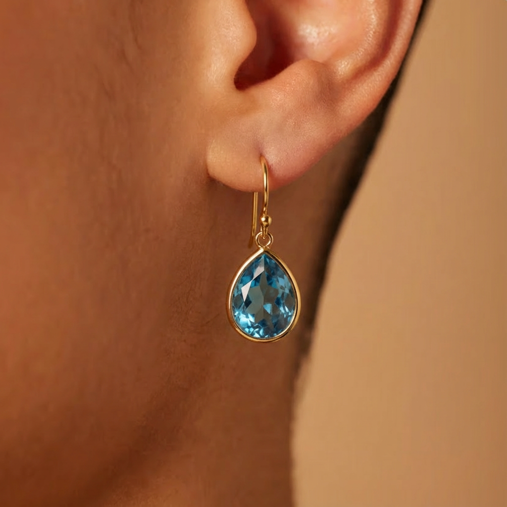 NOVALUX™ - BLUE CRYSTAL DROP EARRINGS
