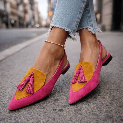 GISELLE™ - TASSEL POINTED SANDALS