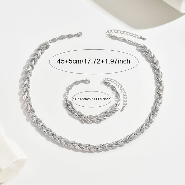 NAIA™ - CRYSTAL FISHTAIL JEWELLERY SET
