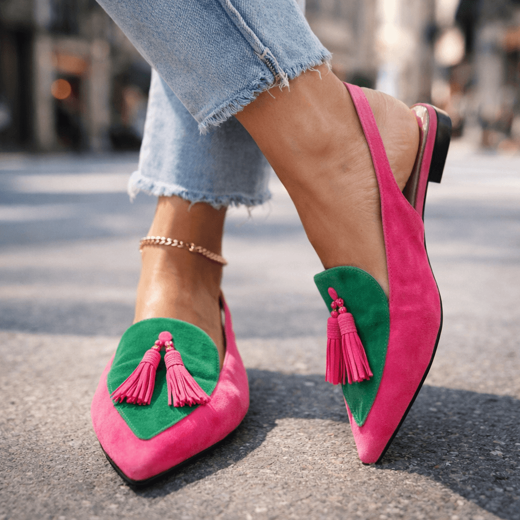 GISELLE™ - TASSEL POINTED SANDALS