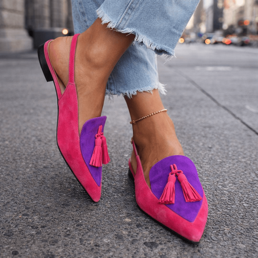 GISELLE™ - TASSEL POINTED SANDALS