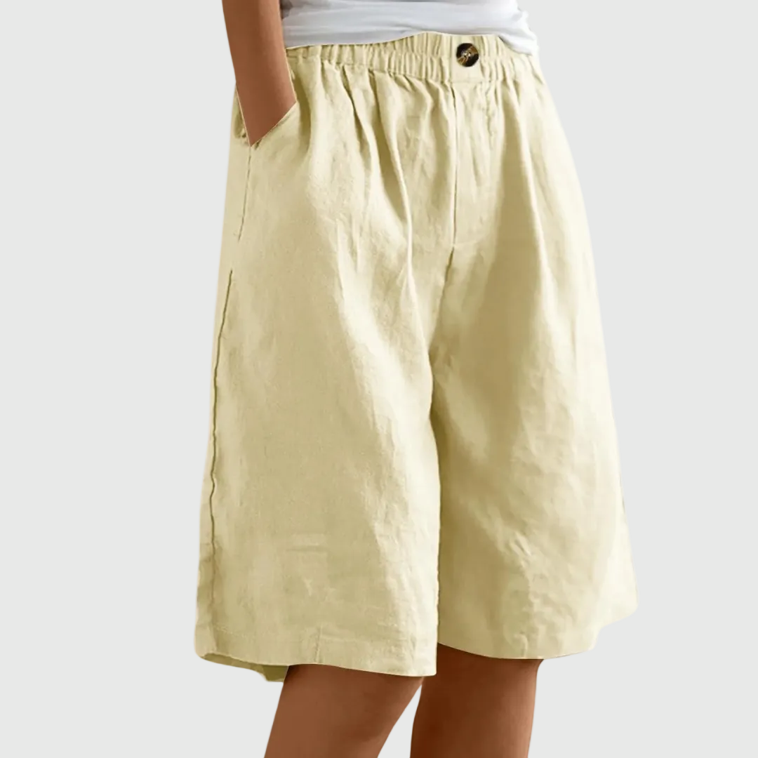 DELACROIX™ - WIDE-LEG ELASTIC SHORTS