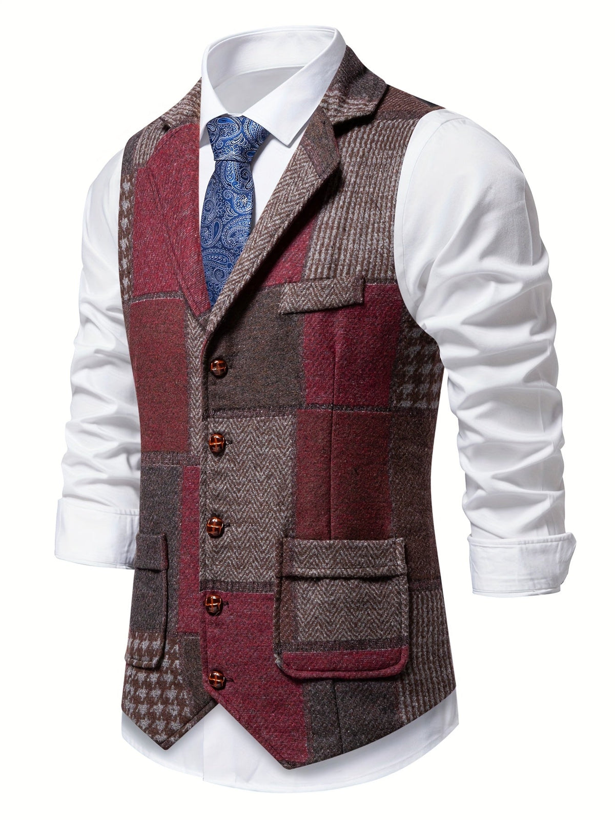 WINSLOW™ - HERRINGBONE TWEED GILET