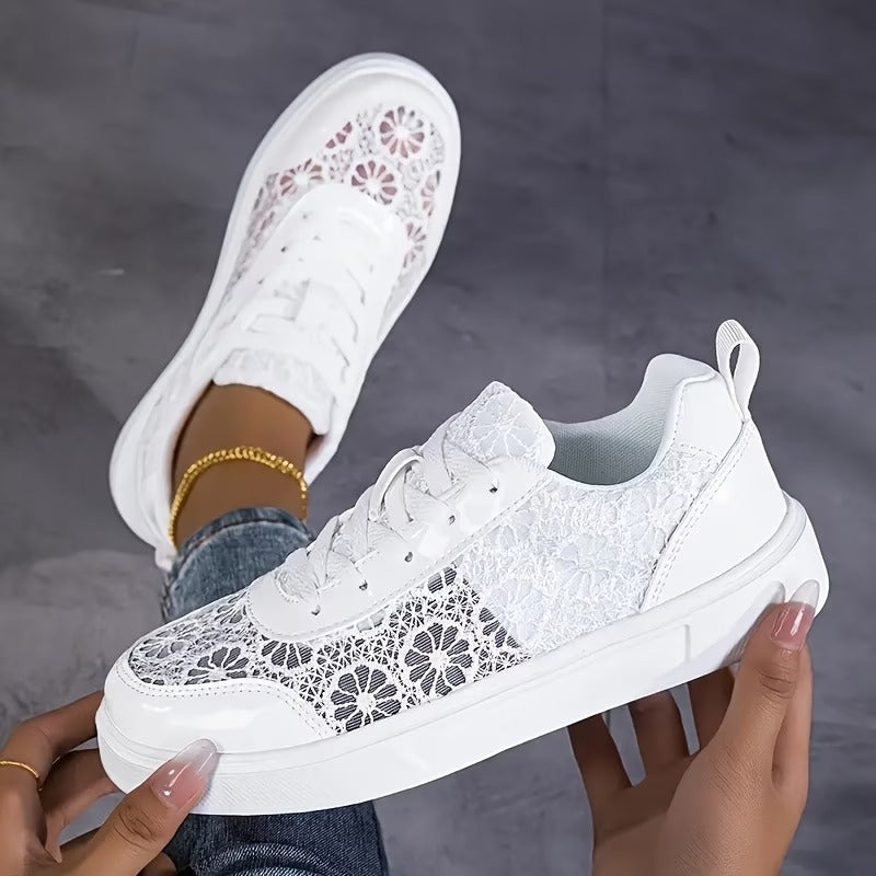 CAMILLE™ - FLORAL LACE SNEAKERS