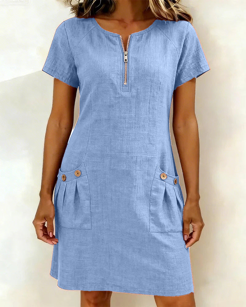 LINA™ - RELAXED A-LINE DRESS