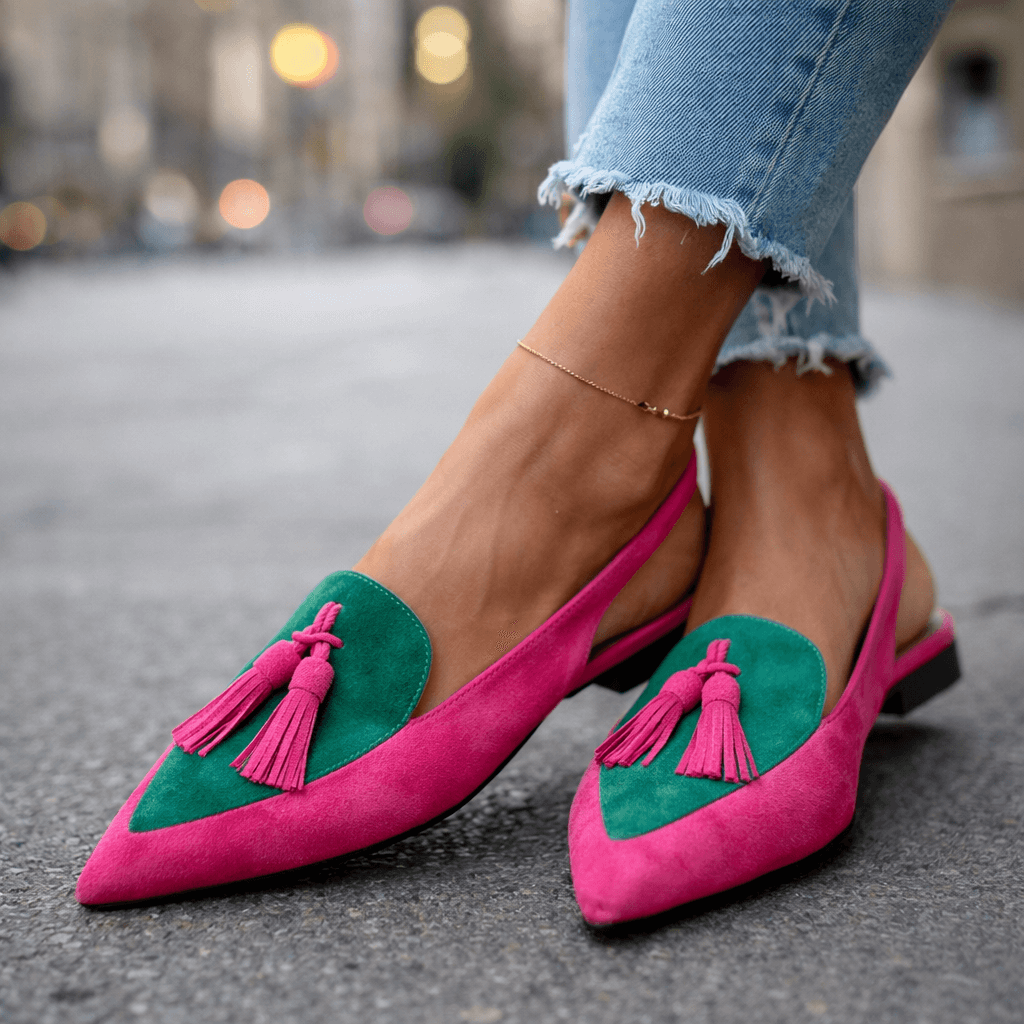GISELLE™ - TASSEL POINTED SANDALS