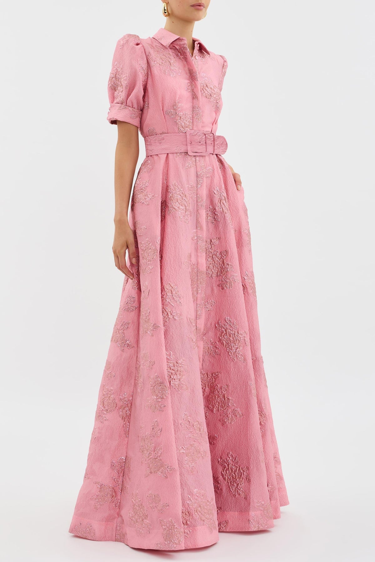 ARIA™ - BALLOON-SLEEVE MAXI DRESS