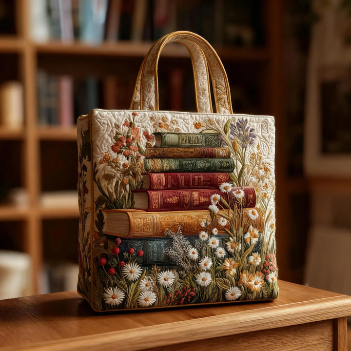 WHIMSY™ - QUILTED PRINT TOTE BAG, Floral