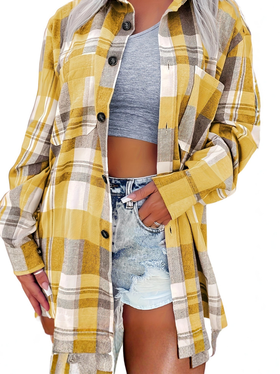 MOREAU LYON™ - GINGHAM LONG-SLEEVE SHIRT