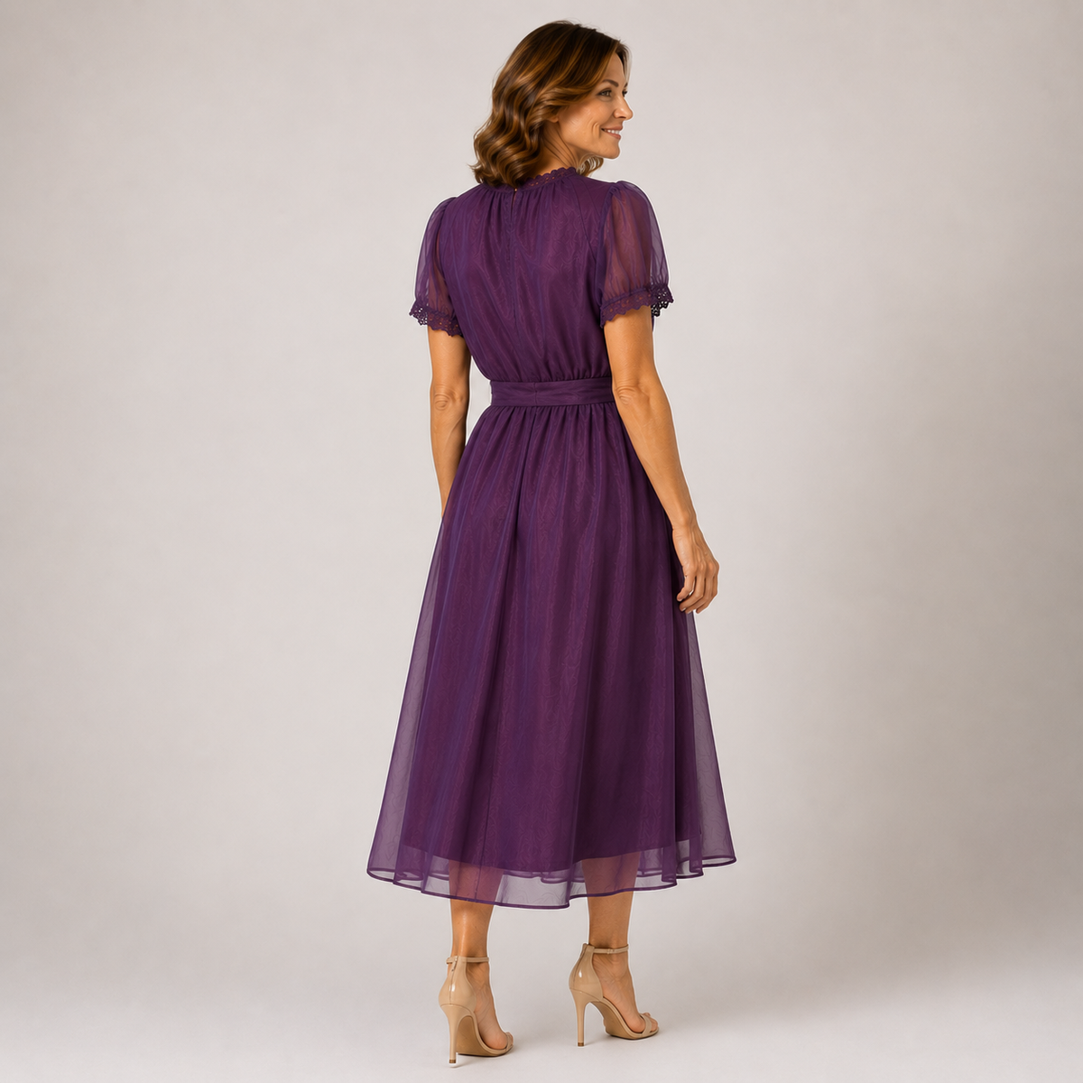 FLAVIA™ - LACE-TRIM TEARDROP MAXI DRESS