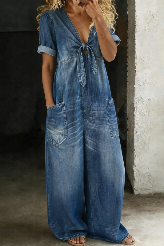 ATHENA™ - SHORT SLEEVE JUMPSUIT