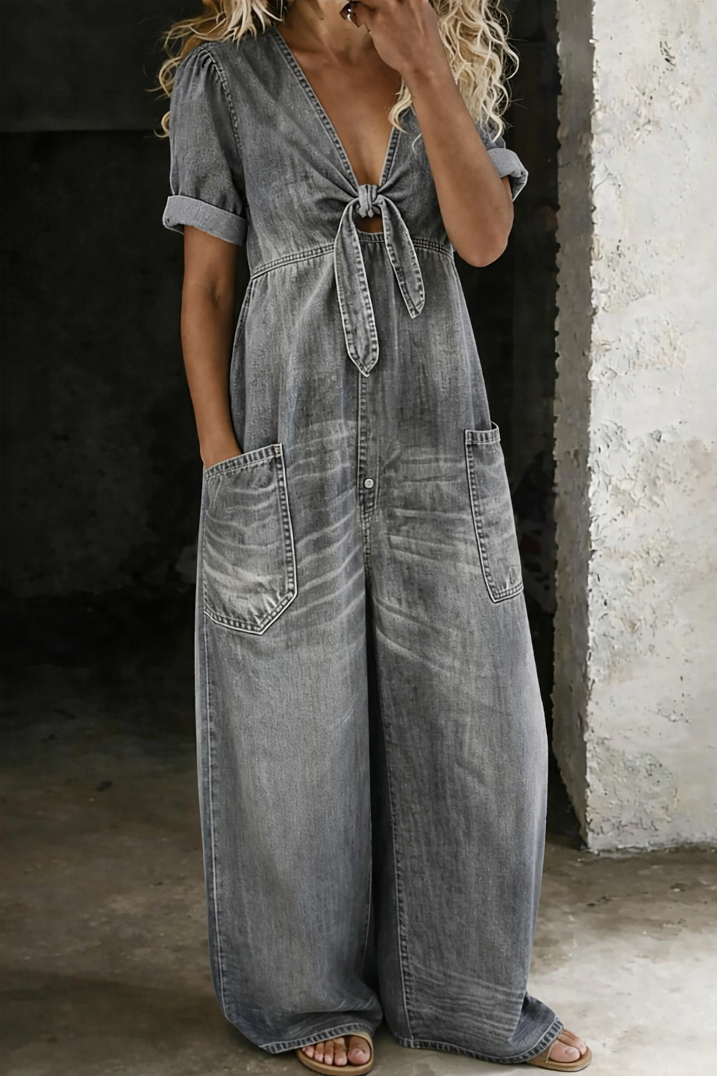 ATHENA™ - SHORT SLEEVE JUMPSUIT