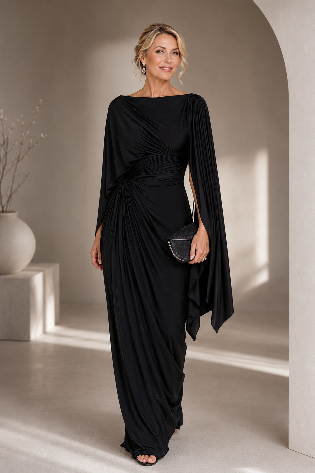 MERYL™ - PLEATED MAXI DRESS